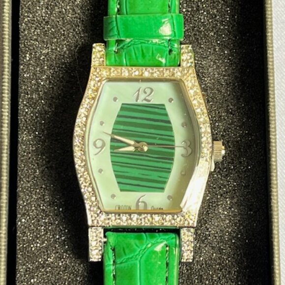 CROTON New PIETRA Ladies Quartz Mother of Pearl Dial Watch with Crystal Bezel main image 5